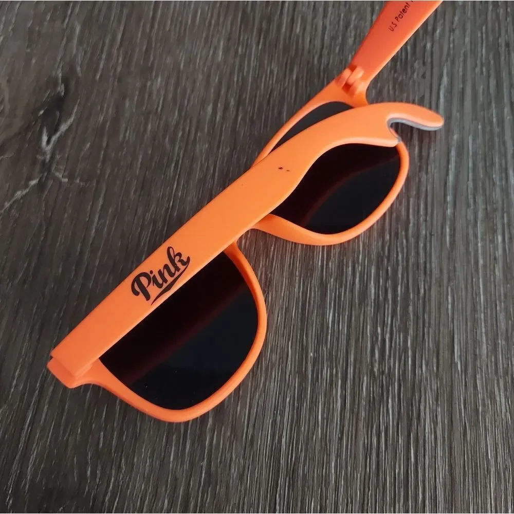 PINK VICTORIA'S SECRET Bottle Opener Sunglasses - Orange